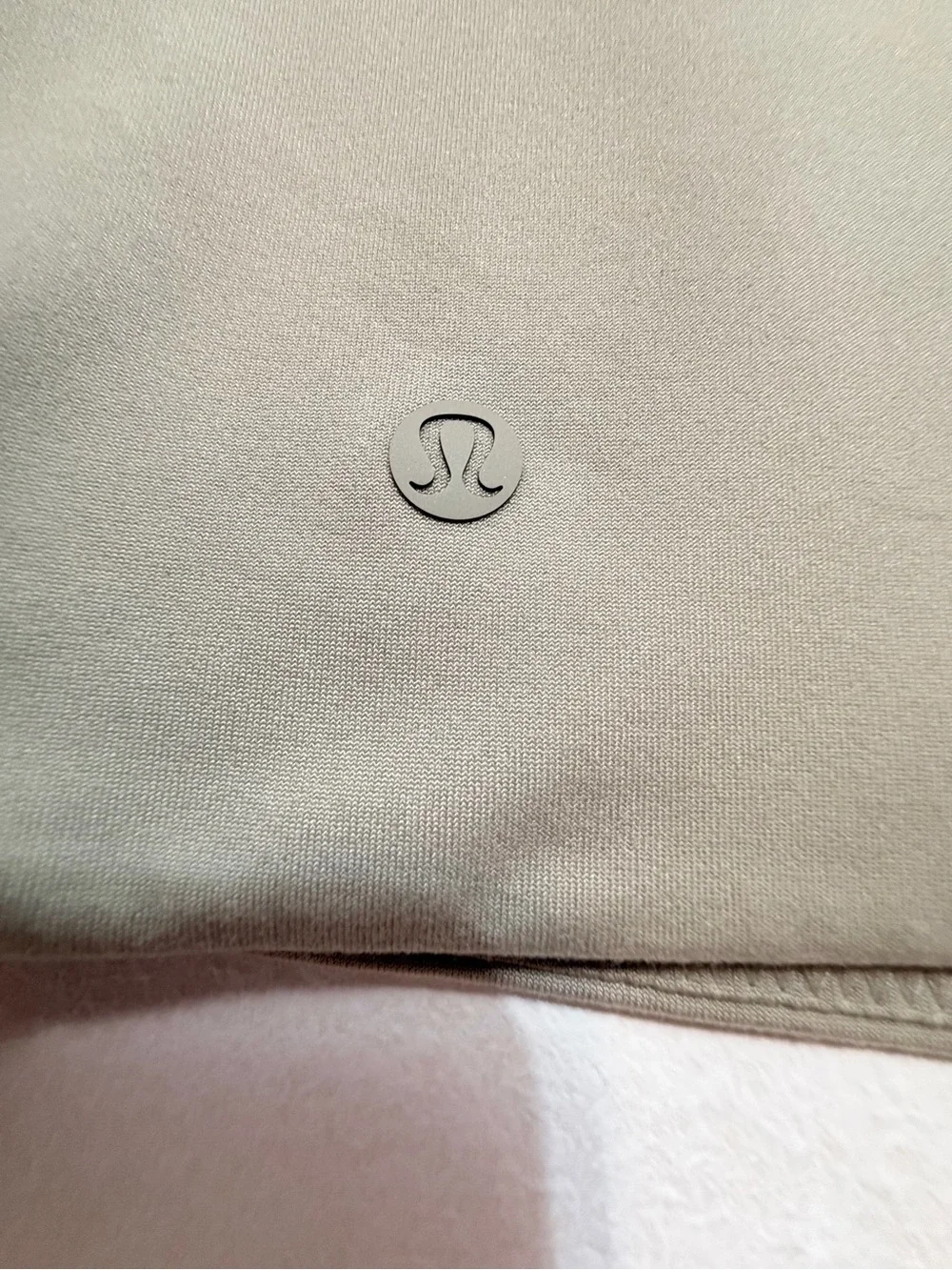 Lululemon Nulu Crewneck Cropped T-Shirt - Riverstone - Medium